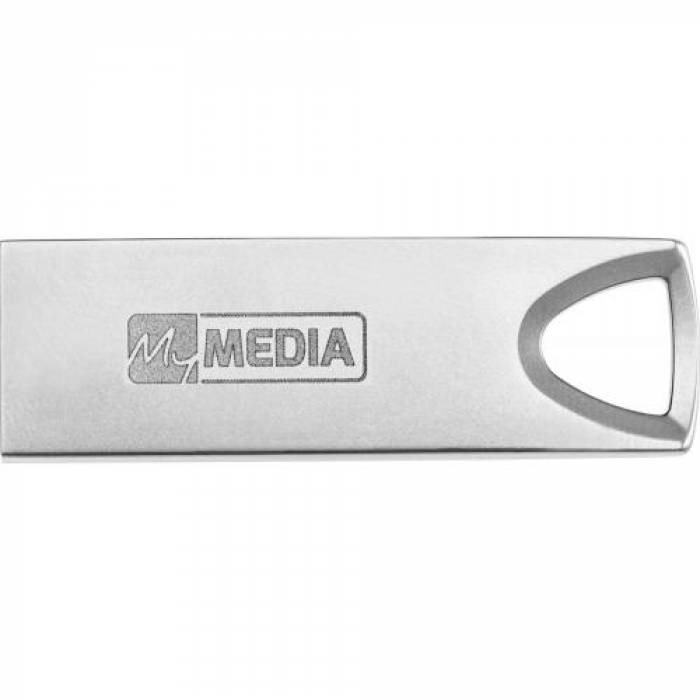 Stick Memorie Verbatim MyMedia, 32GB, USB 3.2 Gen 1, Silver