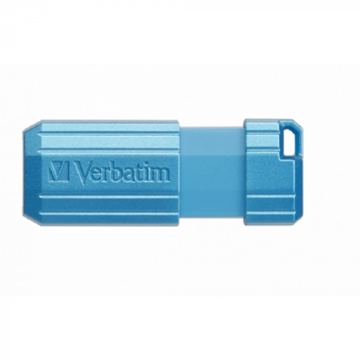 Stick Memorie Verbatim PinStripe 49068, 16GB, USB 2.0, Caribbean Blue