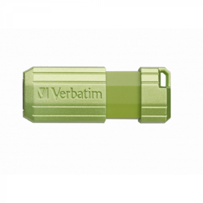 Stick Memorie Verbatim PinStripe 49958, 32GB, USB 2.0, Green