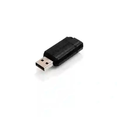 Stick memorie Verbatim Store 'n' Go PinStripe 64GB, USB 2.0, Black