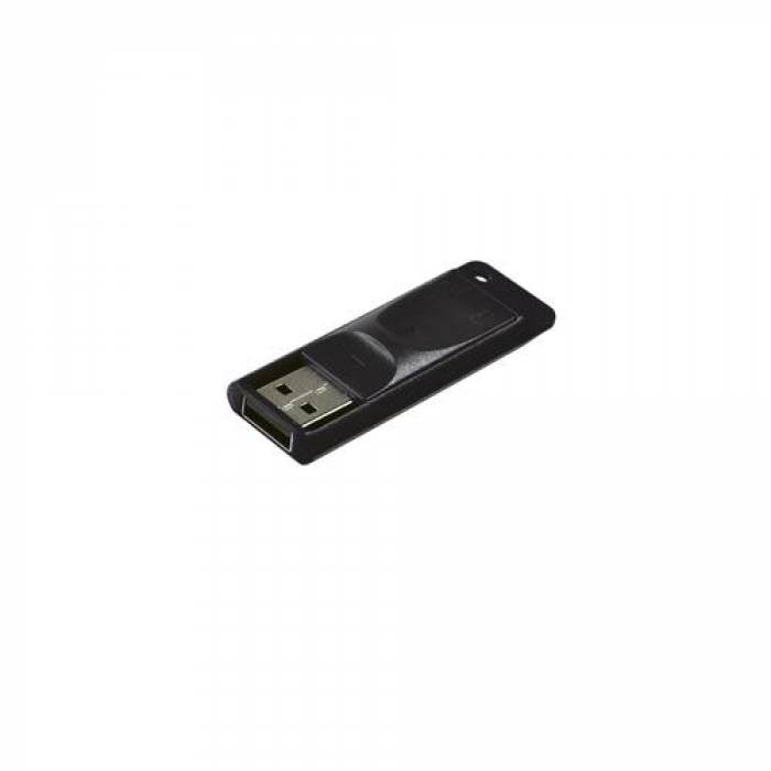 Stick memorie Verbatim Store 'n' Go Slider 16GB, USB 2.0, Black