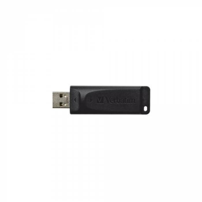 Stick memorie Verbatim Store 'n' Go Slider 16GB, USB 2.0, Black