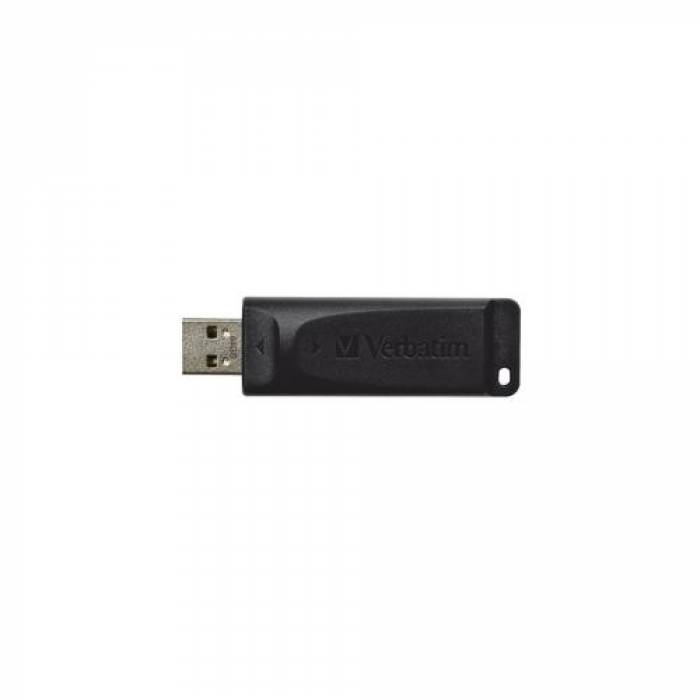 Stick memorie Verbatim Store 'n' Go Slider 64GB, USB 2.0, Black