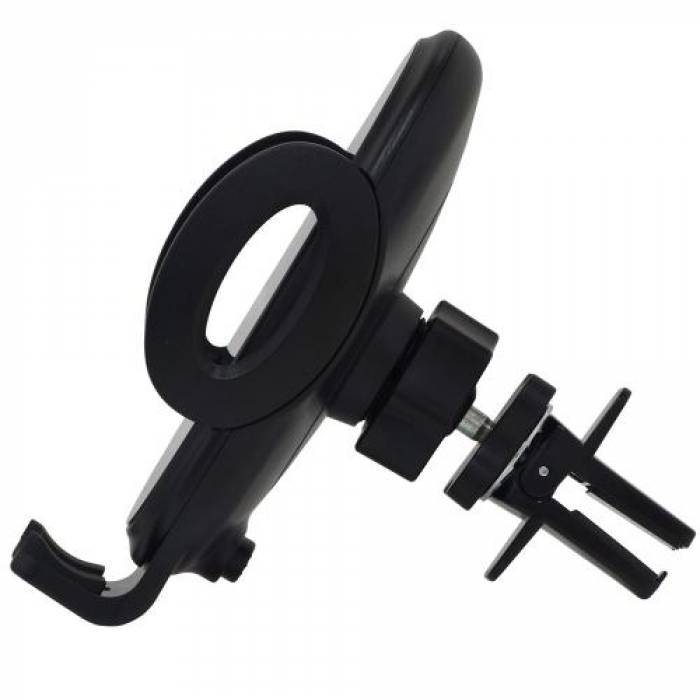 Suport auto Spacer SPCH-GRV-CLIPS, Black