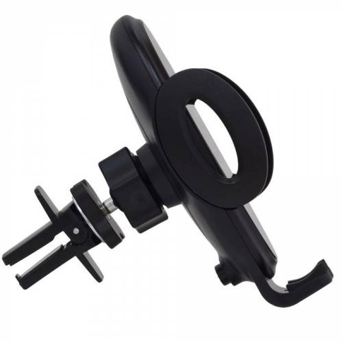 Suport auto Spacer SPCH-GRV-CLIPS, Black