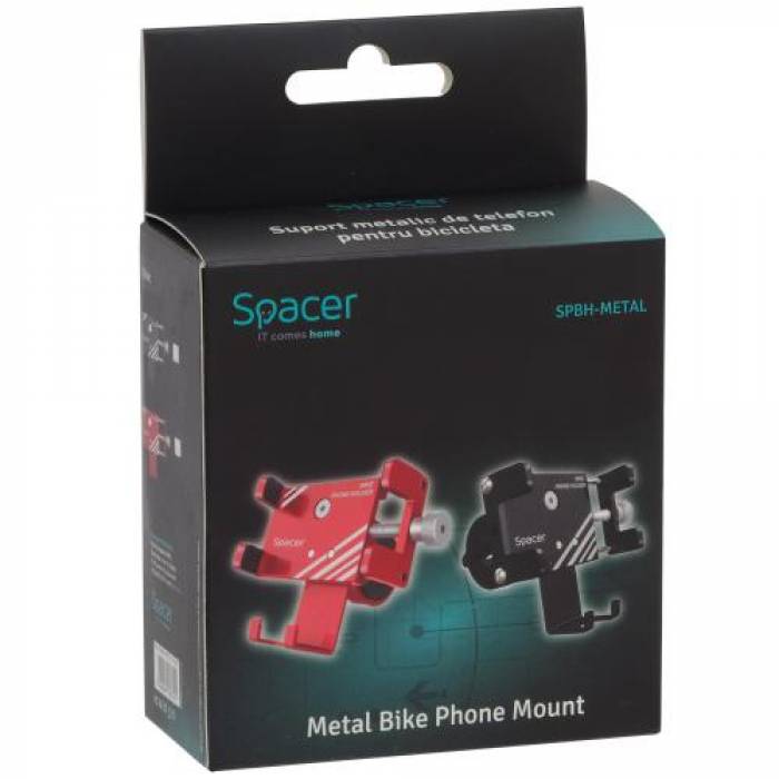 Suport bicicleta Spacer SPBH-METAL-BK, Black