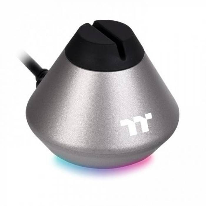 Suport cablu mouse Thermaltake eSports Argent MB1, Silver