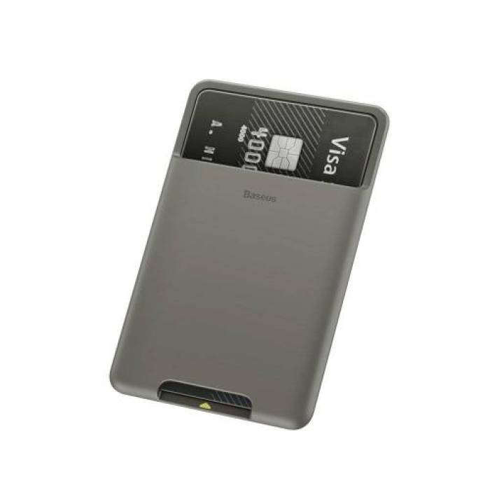 Suport card Baseus ACKD-A0G pentru telefon, Gray