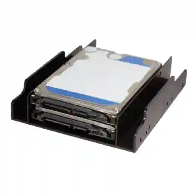 Suport montare HDD LogiLink AD0010, 2x HDD, 2.5inch in bay de 3.5inch