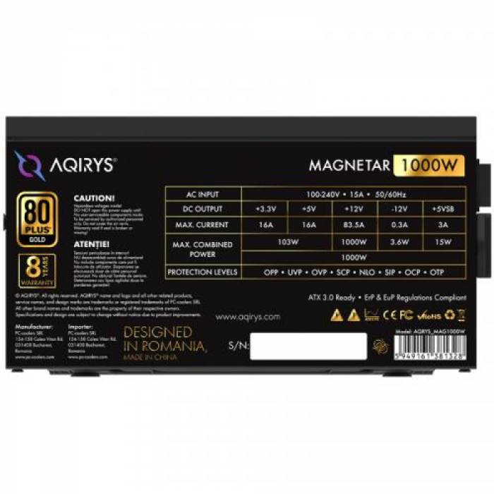 Sursa AQIRYS Magnetar, 1000W