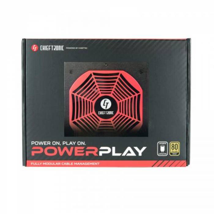 Sursa Chieftec Power Play series GPU-750FC, 750W