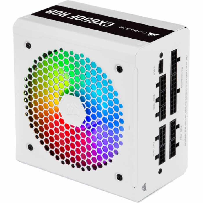 Sursa Corsair CXF Series CX650F RGB White, 650W