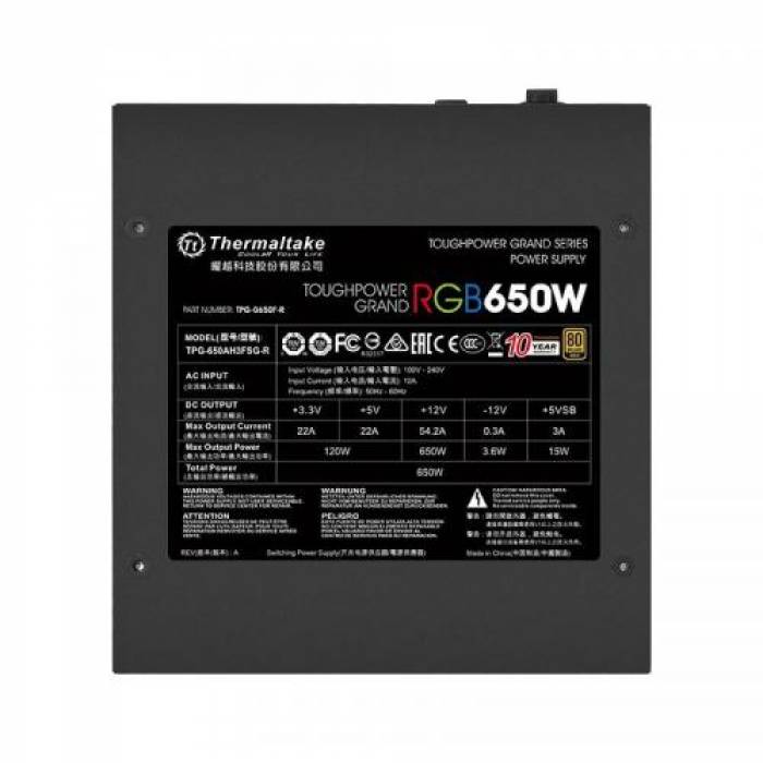 Sursa Thermaltake Toughpower Grand RGB, 650W