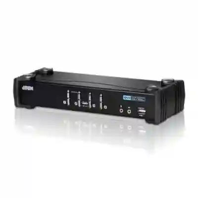 Switch ATEN CS1764A, 4x DVI, Black