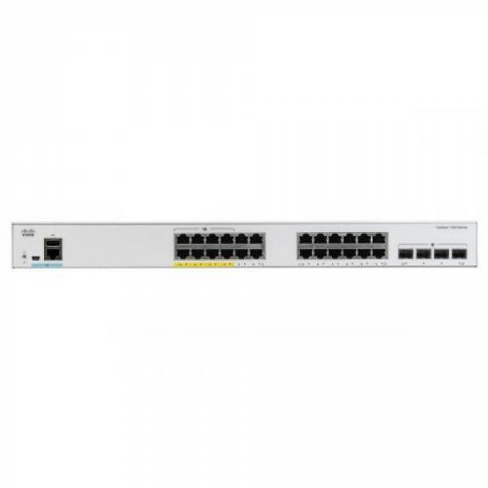 Switch Cisco C1000-24P-4G-L, 24 porturi, PoE