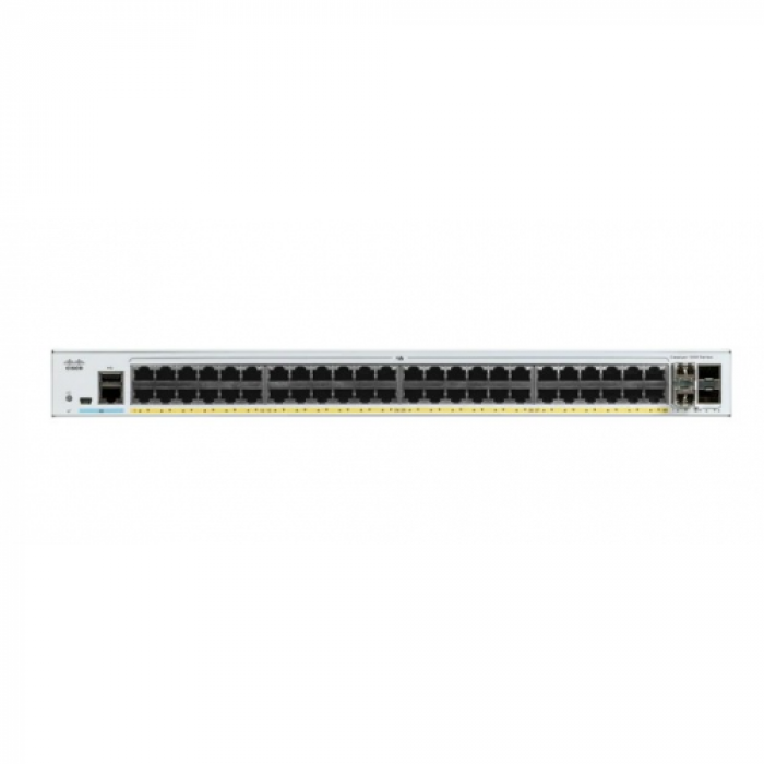 Switch Cisco C1000-48FP-4G-L, 48 porturi, PoE