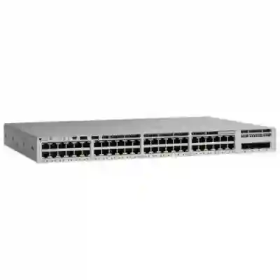 Switch Cisco C9200L-48P-4G-E, 48 porturi