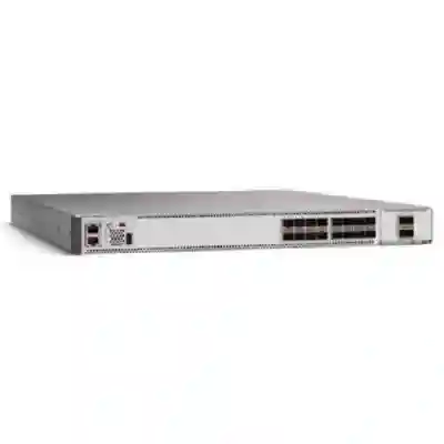 Switch Cisco C9500-16X-2Q-A, 16 porturi + Modul Cisco 2 porturi 40G Bundle