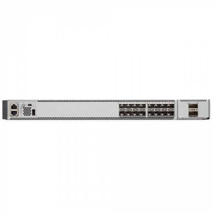 Switch Cisco C9500-16X-2Q-A, 16 porturi + Modul Cisco 2 porturi 40G Bundle