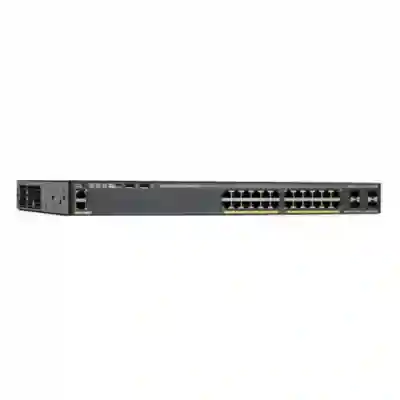 Switch Cisco Catalyst 2960X-24PD-L, 24 porturi, PoE
