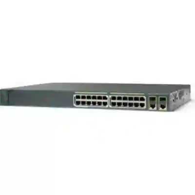 Switch Cisco Catalyst 2960X-24PS-L, 24 porturi, PoE