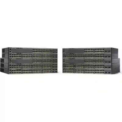 Switch Cisco Catalyst 2960X-24TD-L, 24 ports + 2 x SFP LAN Base, Layer 2, Full managed