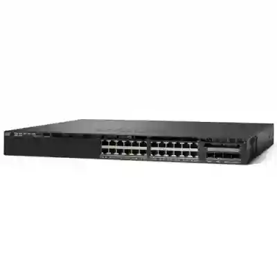 Switch Cisco Catalyst 3650-24PD-L, 24 porturi, PoE