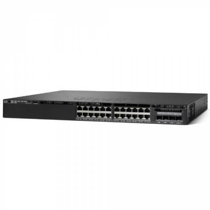 Switch Cisco Catalyst 3650-24PD-L, 24 porturi, PoE