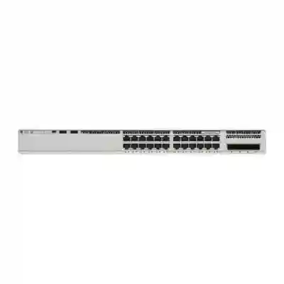 Switch Cisco Catalyst 9200L-24P-4G-E, 24 porturi, PoE+