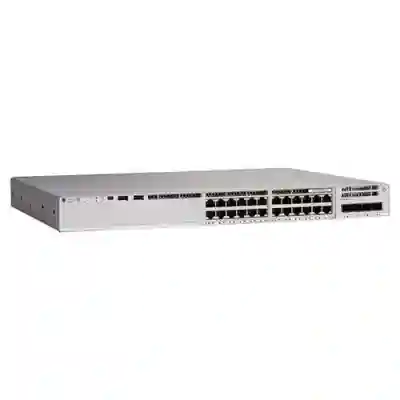 Switch Cisco Catalyst 9200L-24T-4X, 24 porturi, PoE
