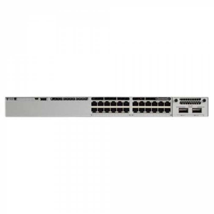 Switch Cisco Catalyst 9300-24P-E, 24 porturi, PoE+