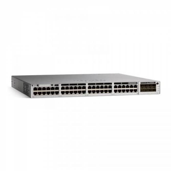 Switch Cisco Catalyst 9300-48T-E, 48 porturi, PoE