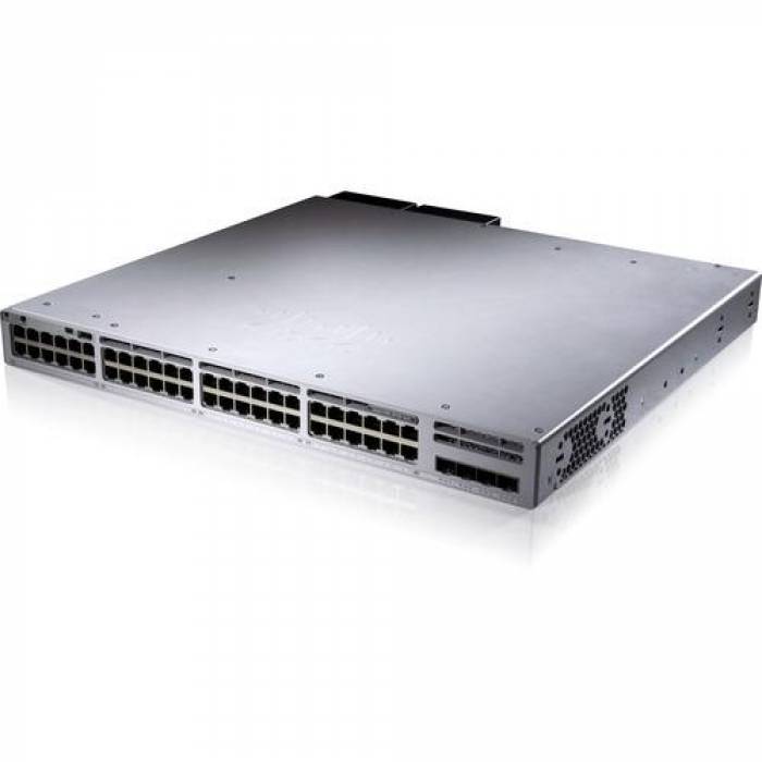 Switch Cisco Catalyst 9300L C9300L-48PF-4G-E, 48 porturi