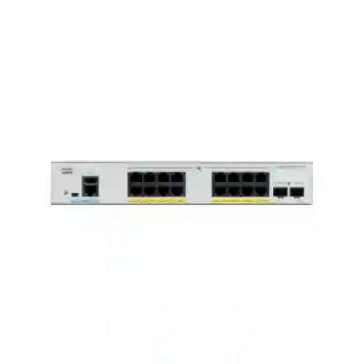 Switch Cisco Catalyst C1000-16FP-2G-L, 16 Porturi PoE