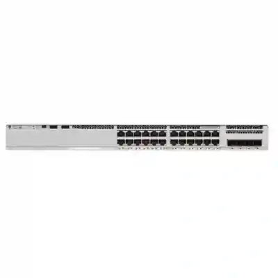 Switch Cisco Catalyst C9200-24P-E, 24 porturi, PoE