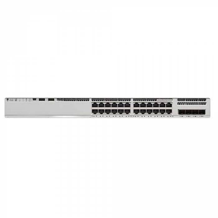 Switch Cisco Catalyst C9200-24P-E, 24 porturi, PoE