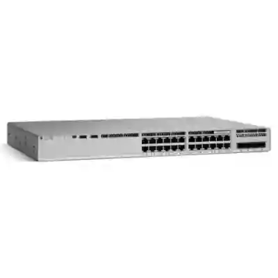 Switch Cisco Catalyst C9200-24T-A, 24 porturi