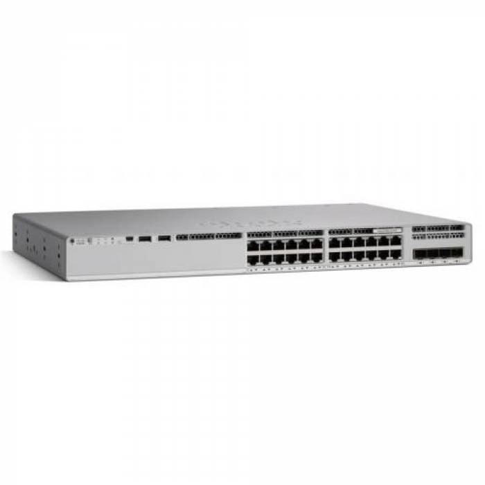 Switch Cisco Catalyst C9200-24T-E, 24 porturi