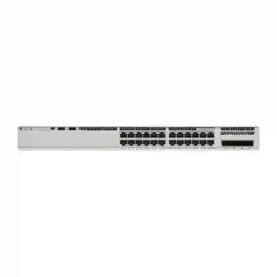 Switch Cisco Catalyst C9200L-24P-4G-E, 24 porturi, PoE+