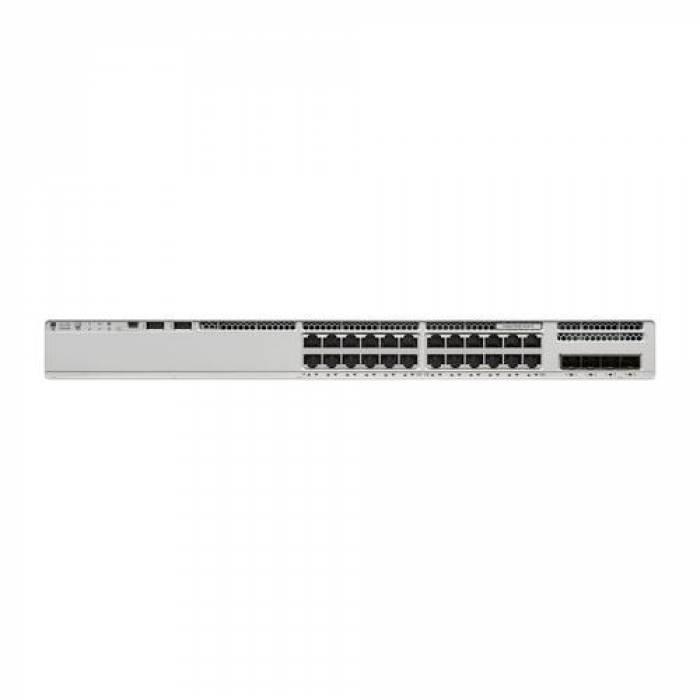 Switch Cisco Catalyst C9200L-24P-4G-E, 24 porturi, PoE+