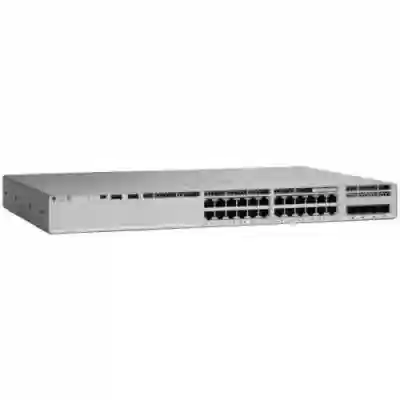 Switch Cisco Catalyst C9200L-24PXG-2Y-A, 24 porturi