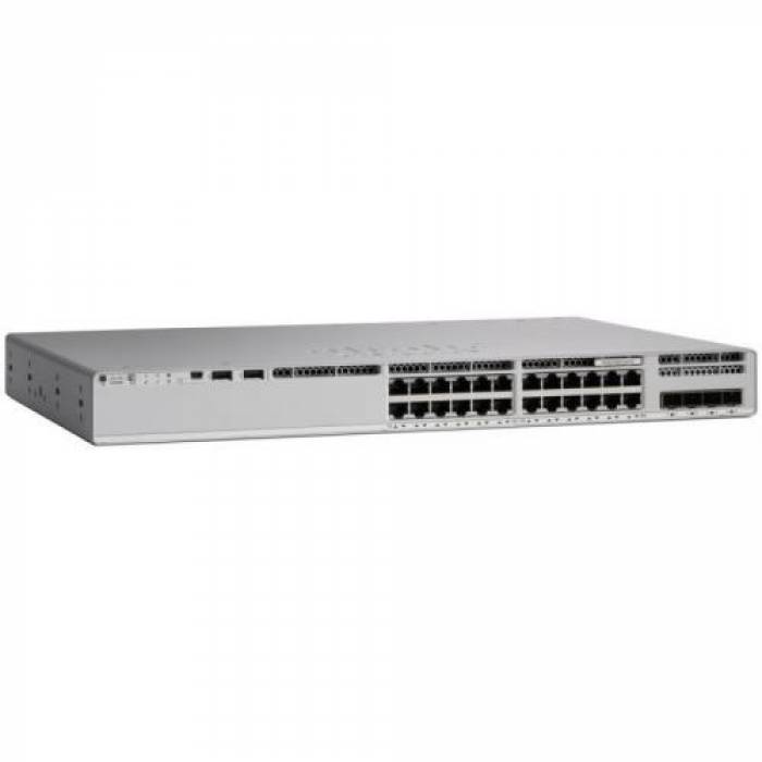 Switch Cisco Catalyst C9200L-24PXG-4X-A, 24 porturi