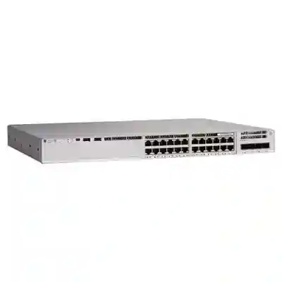 Switch Cisco Catalyst C9200L-24T-4X, 24 porturi