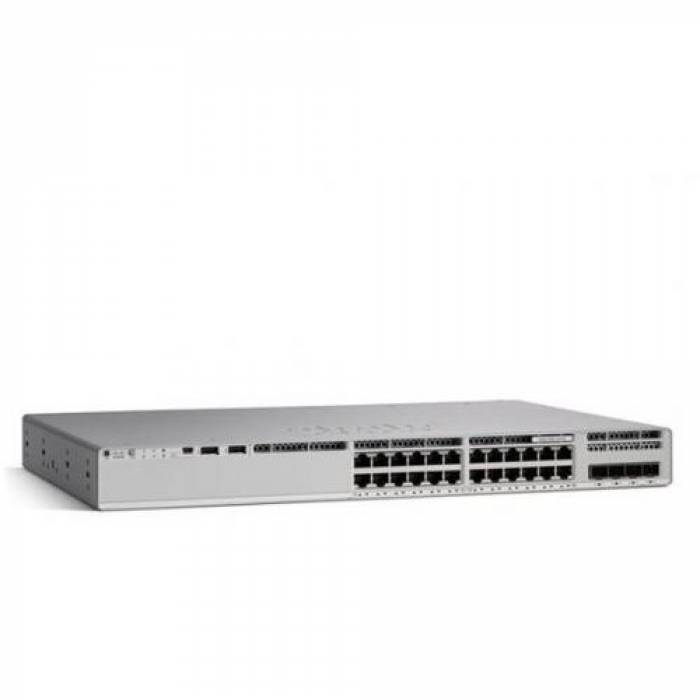 Switch Cisco Catalyst C9200L-24T-4X-A, 24 porturi