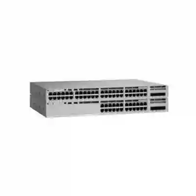 Switch Cisco Catalyst C9200L-48P-4X-A, 48 porturi, PoE+