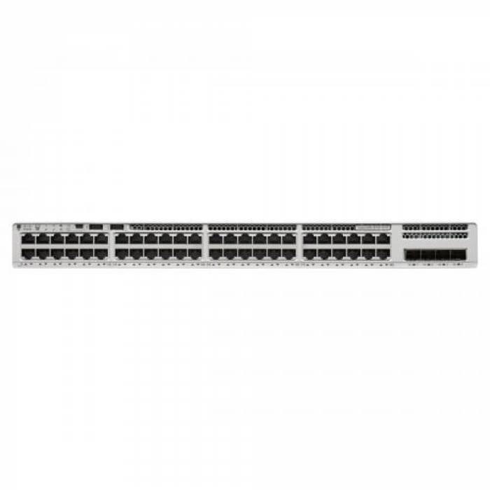 Switch Cisco Catalyst C9200L-48PL-4G-E, 48 porturi, PoE