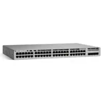 Switch Cisco Catalyst C9200L-48PL-4X-A, 48 porturi, PoE