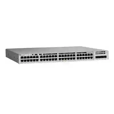 Switch Cisco Catalyst C9200L-48T-4X-E, 48 porturi