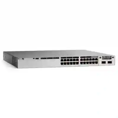Switch Cisco Catalyst C9300-24H-E, 24 Porturi, UPoE+