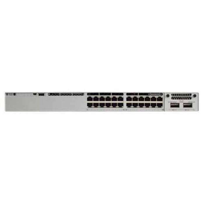 Switch Cisco Catalyst C9300-24P-A, 24 porturi, PoE+
